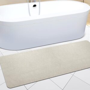 Washable soft diatomaceous earth mat