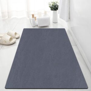 Non-slip soft diatomaceous earth mat