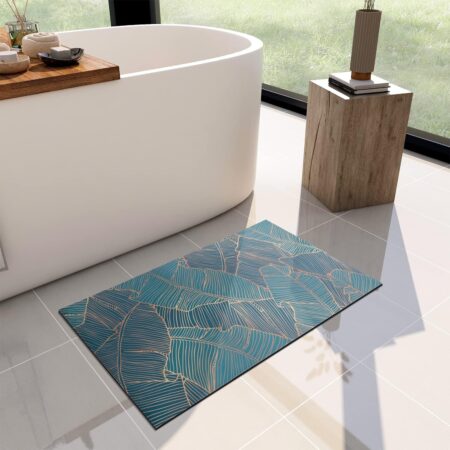 Quick-drying non-slip bathroom mat