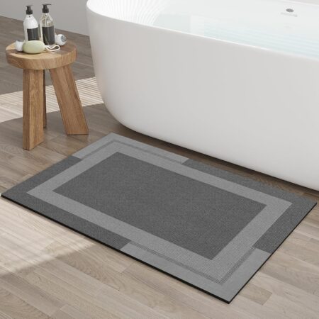 Ultra-thin diatomaceous earth non-slip mat